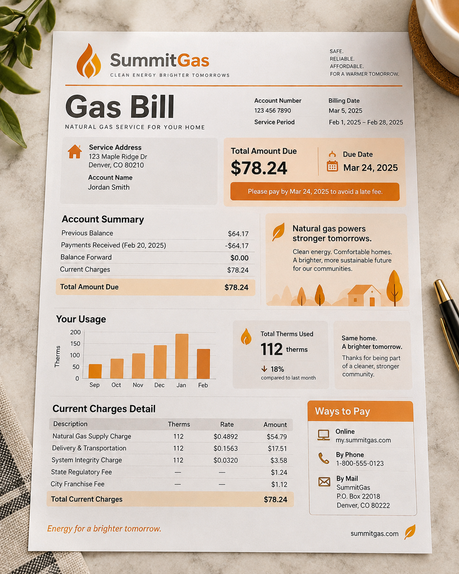 Gas Bill