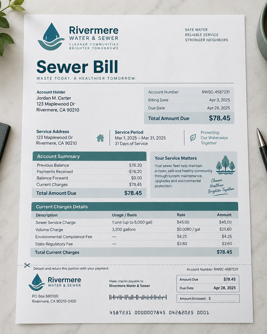Sewer Bill