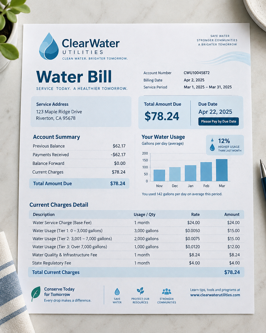 Water Bill
